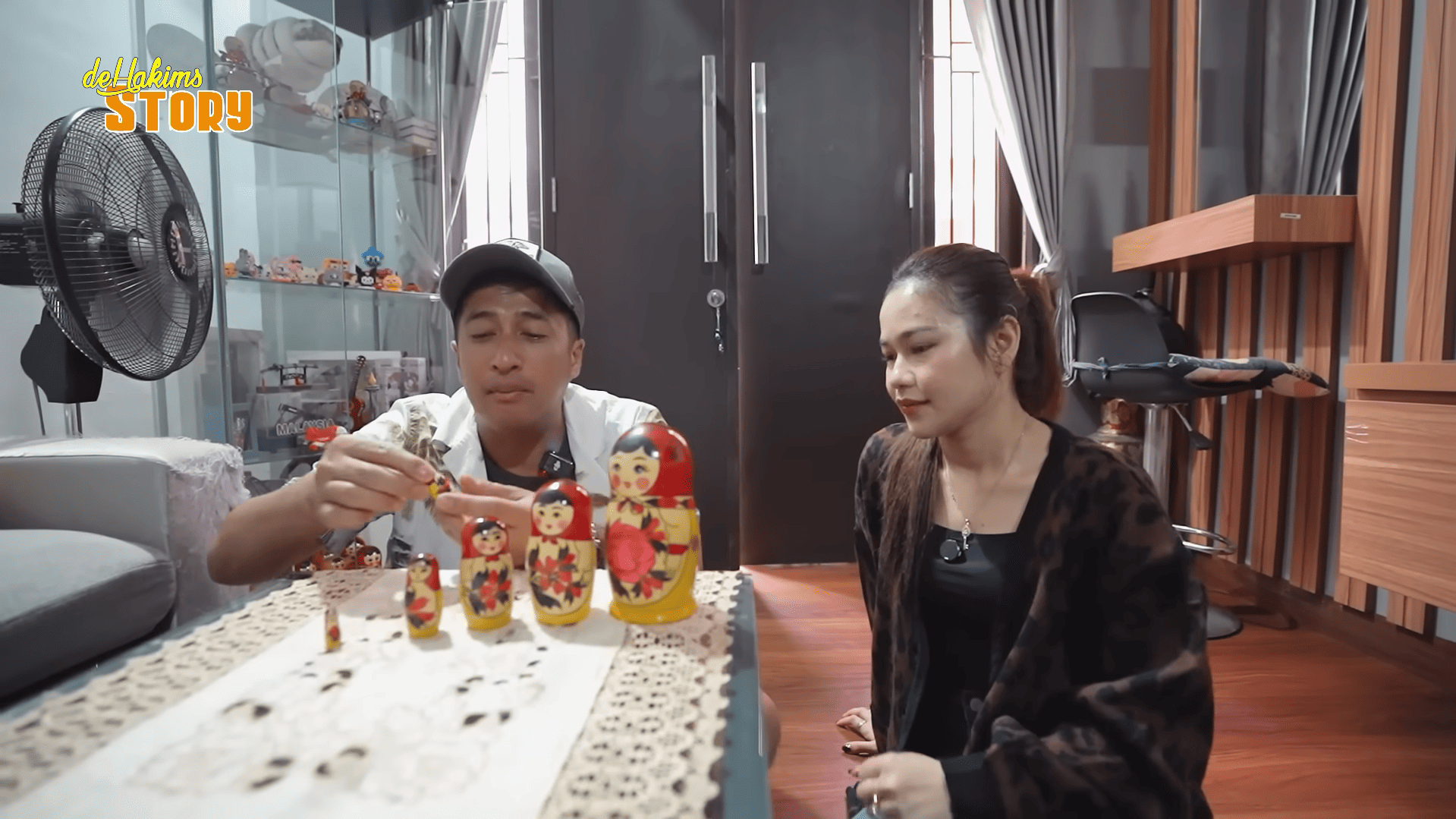 Irfan Hakim saat berkunjung ke rumah Lady Rara